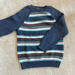 Striped crewneck sweater